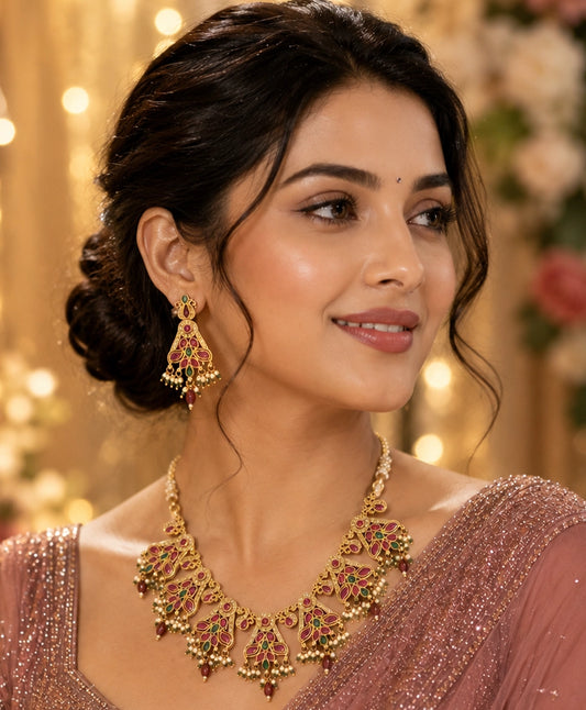 Meher Polki-Inspired Heritage Necklace Set