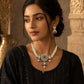 Rajwada Kundan Pearl Ranihaar Set