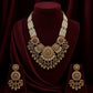 Rajwadi Pearl Heritage Statement Necklace Set