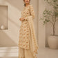 Ivory Petals Floral Unstitched Suit Set