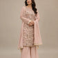 Blush Elegance Embroidered Unstitched Suit Set