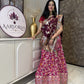 Gulnaar Heritage Floral Banarasi Lehenga with Dupatta