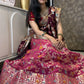 Gulnaar Heritage Floral Banarasi Lehenga with Dupatta