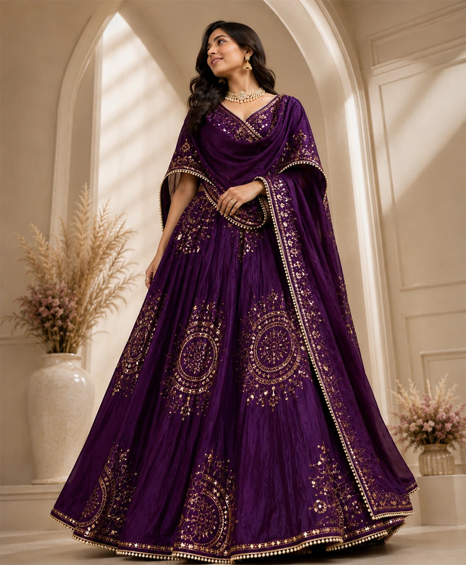 Noor-E-Shahi Designer Lehenga Set
