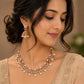 Royal Ruby Pearl Necklace Set