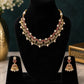 Royal Ruby Pearl Necklace Set