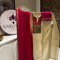 Elegant Banarasi Embroidered Kurta Set with Printed Dupatta